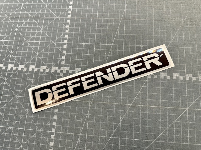 Land Rover Defender - Front Grill Sticker (Single Sticker)