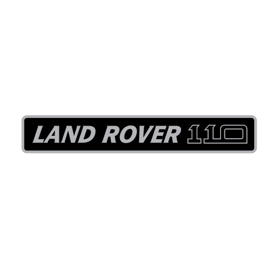 landrover defender 100 grill sticker