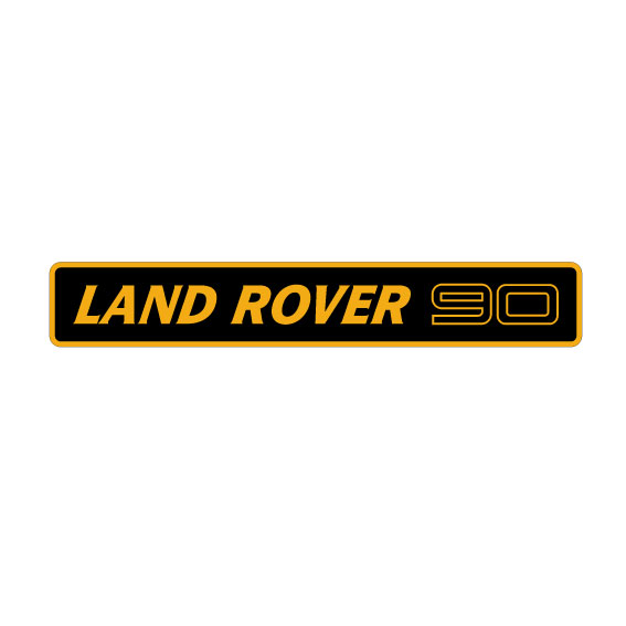 landrover defender 90 grill sticker